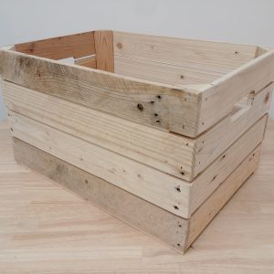 Caisse à pommes en bois recyclé